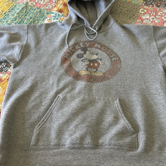 Vintage 2010? Disney Parks Pullover Hoodie Sweatshirt Mickey Mouse Medium EUC - Picture 15 of 16